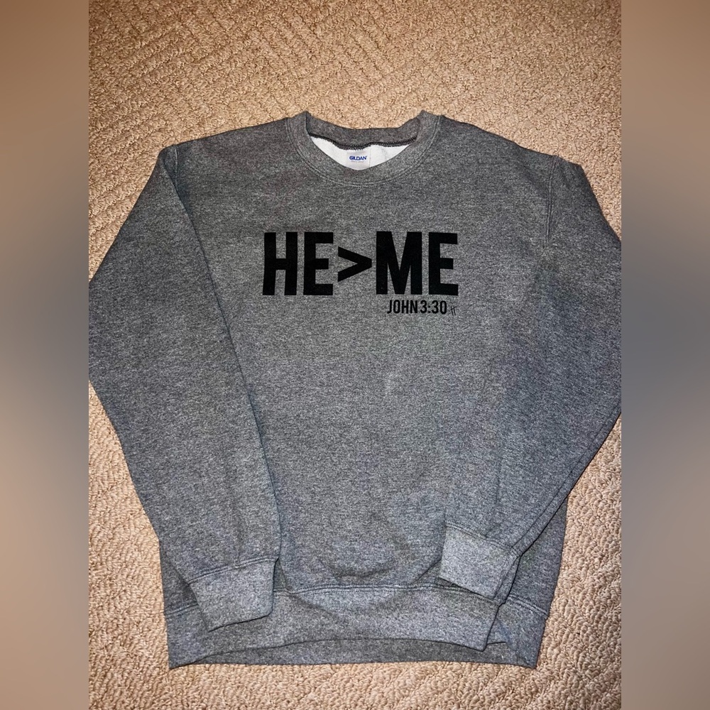 BUNDLE 5 for $50 👗👚 👖 
Gildan Sweatshirt HE>ME John 3:30 Crewneck Sweatshirt